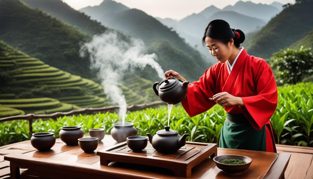 Dong Ding tea brewing Dong Ding tea brewing