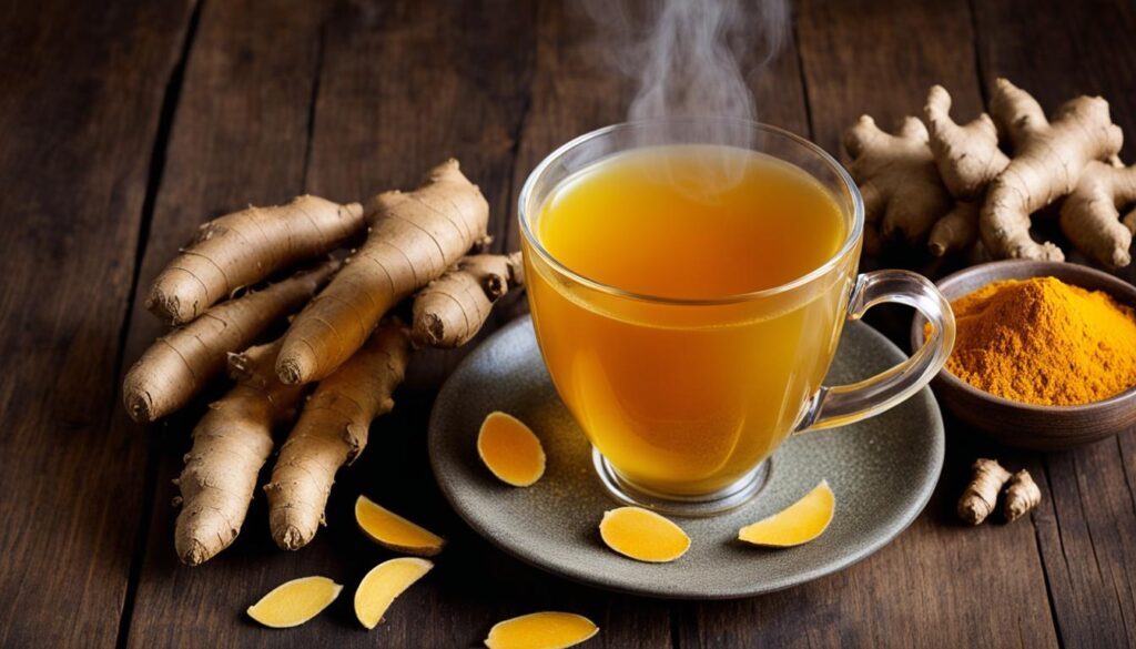 ginger and turmeric tea image ginger and turmeric tea image