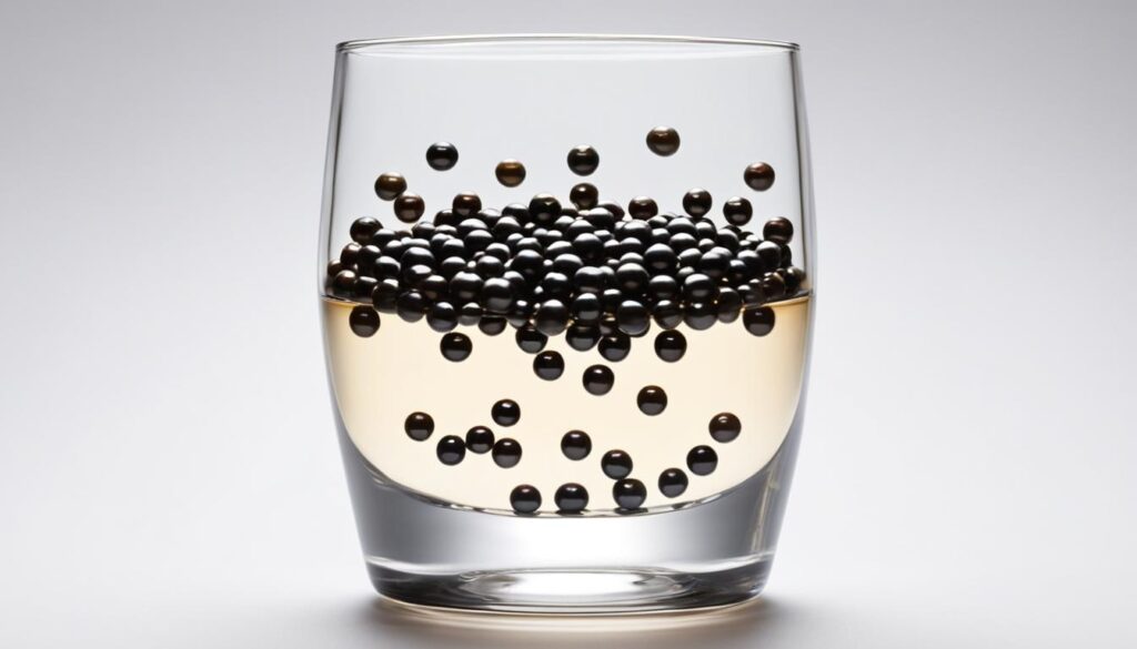 tapioca pearls in bubble tea tapioca pearls in bubble tea