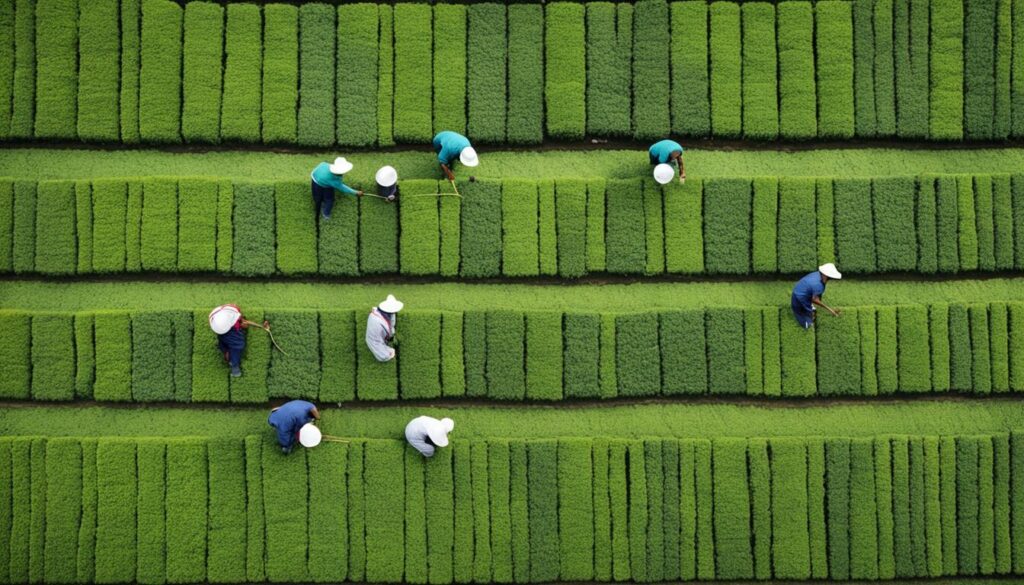 Keemun tea production