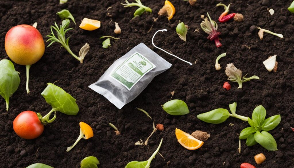 composting with tea bags