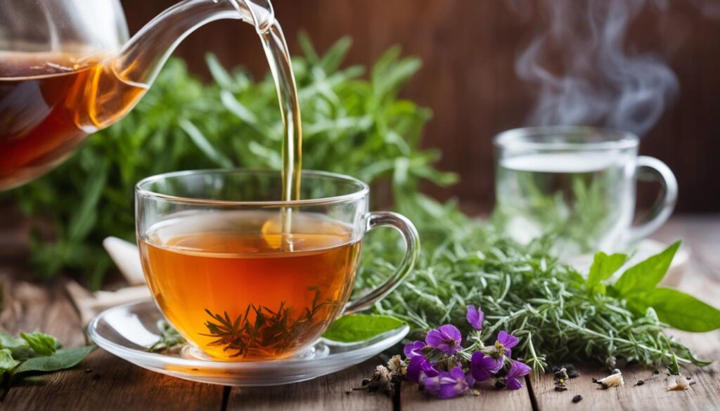 herbal tea for acne