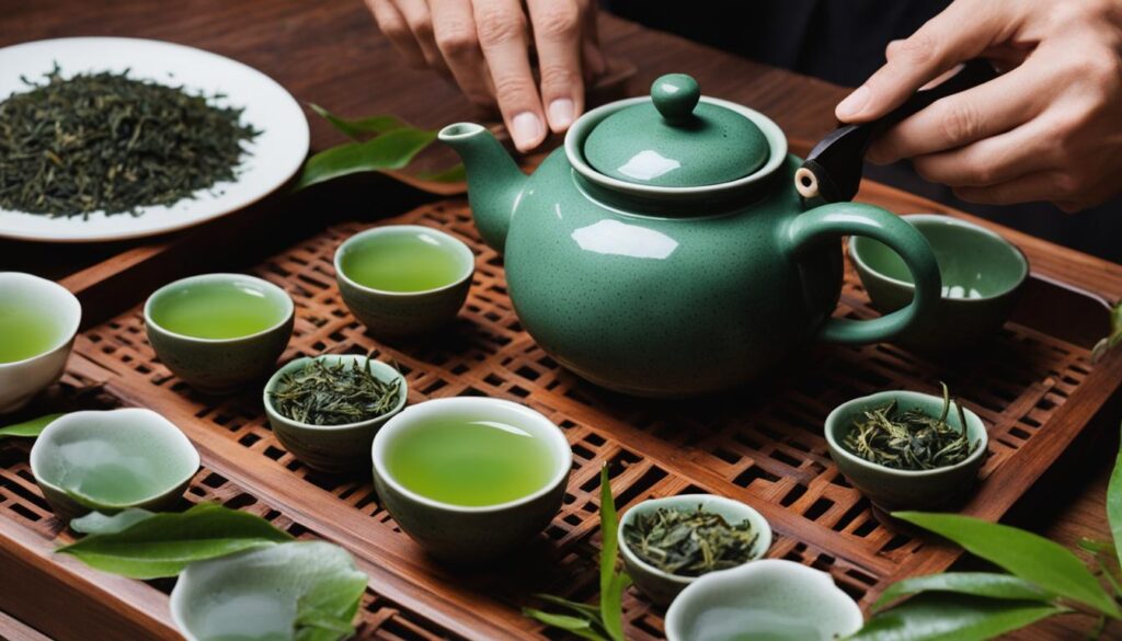 longjing tea preparation