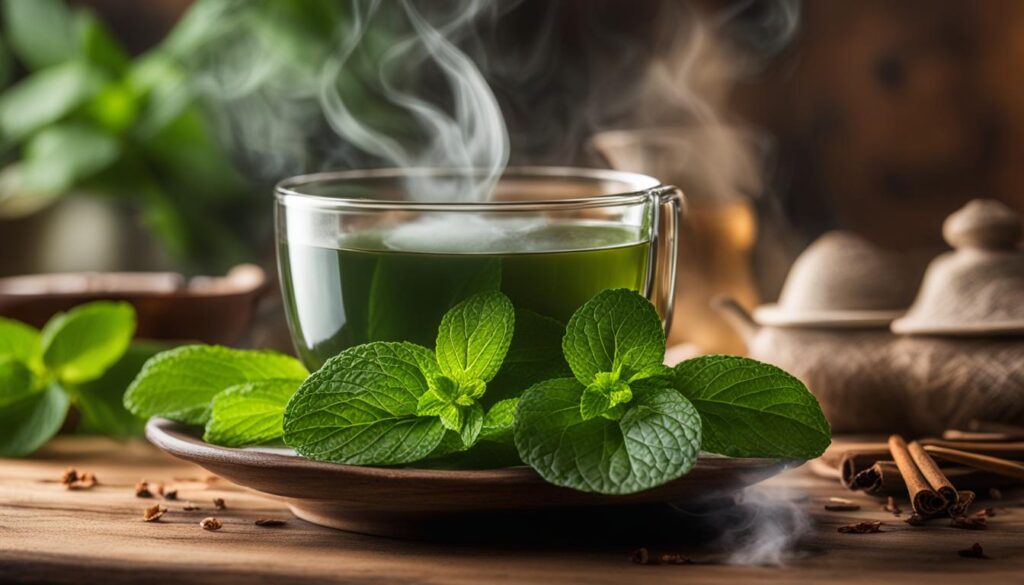 peppermint tea for nausea